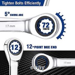 10PC Extra Long Ratchet Wrench Set/5PC Flex Head Extra Long Ratchet Wrench Set