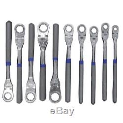 10 Piece Flexible Ratcheting Wrench Set MTN9410 Brand New