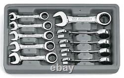 10 pc. Metric Stubby Combination Ratcheting GearWrenchª Set 9520D per mfg