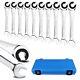 10 Pcs Sae Ratcheting Wrench Combination Wrench Set 10 Pcs/set With 72 Teeth
