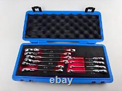 10 pcs SAE Ratcheting Wrench Combination Wrench Set 10 Pcs/Set with 72 Teeth New