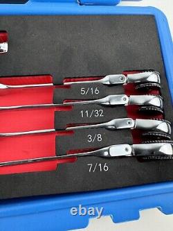 10 pcs SAE Ratcheting Wrench Combination Wrench Set 10 Pcs/Set with 72 Teeth New