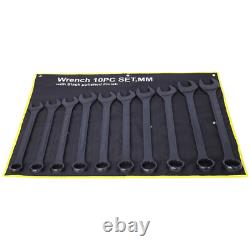 10pcs Ratcheting Double Ended Combination Wrench Set SAE & Metric 34-50mm