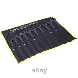10pcs Ratcheting Double Ended Combination Wrench Set SAE & Metric 34-50mm