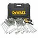118-piece Dewalt Socket & Mechanics Tools Kit Set, Ratchet Joint Wrenches Hex