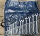 11 Piece Martin Sae (standard) Wrench Set 3/8- 1 In Tool Roll Unused