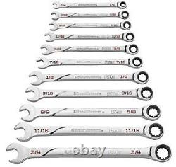 120XP Universal Spline SAE XL Combination Ratcheting Wrench Set, 11Pc 86450 per