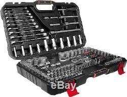 120 pc Ratchet Socket Set 1/4 3/8 1/2in Metric Wrench Kit Torx Pozi Hex HILKA