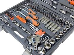 122pcs Ratchet Combination Wrench Metric Bit Socket Hex Torx Tool Set