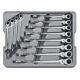 12 Pc X-beam Metric Flex Combination Ratcheting Wrench Set Gearwrench Kd 85288
