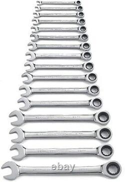 12 Point Ratcheting Combination Wrench Set, 16 Piece Metric 9416