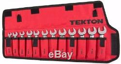 12-pc. Stubby Ratcheting Combination Wrench Set Roll-up Storage Pouch Metric