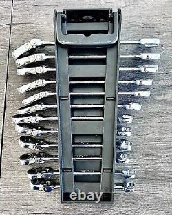 12pc Flexible Ratcheting Wrench Set Metric RWFL612M Carlyle NAPA