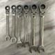 14pc Metric Gear Teeth Ratchet Jumbo Double Head Mm Flex Heat Wrench Set