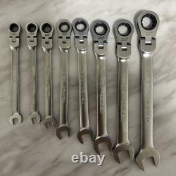 14pc Metric Gear Teeth Ratchet Jumbo Double Head MM Flex Heat Wrench Set