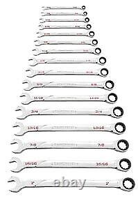 16 Pc. 120XPT Universal Spline SAE XL Combination Ratcheting Wrench Set 86451