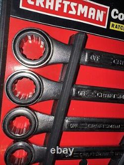 (16) Sears Craftsman USA Nos Ratcheting Wrenches 42445 42444 SAE metric Combinat