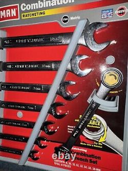 (16) Sears Craftsman USA Nos Ratcheting Wrenches 42445 42444 SAE metric Combinat
