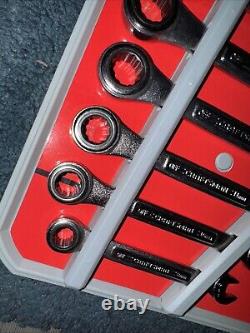 (16) Sears Craftsman USA Nos Ratcheting Wrenches 42445 42444 SAE metric Combinat