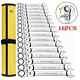 16pcs Ratcheting Combination Wrench Set, 6-23mm Metric Flex Head Wrench Withbag