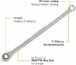 17 Pc. GearboxT 12 Pt. XL Double Box Ratcheting Wrench Set, Metric 85989