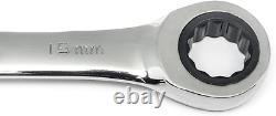17 Pc. GearboxT 12 Pt. XL Double Box Ratcheting Wrench Set, Metric 85989