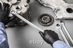 17 Pc. GearboxT 12 Pt. XL Double Box Ratcheting Wrench Set, Metric 85989