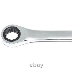17 Pc. Gearbox 12 Pt. XL Double Box Ratcheting Wrench Set, Metric 85989
