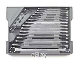 17 pc. XL GearBox Double Box Ratcheting Wrench Set Metric KDT-85989 Brand New