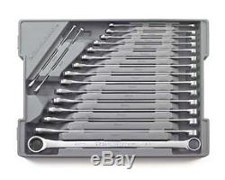 17 pc. XL GearBox Double Box Ratcheting Wrench Set Metric KDT-85989 Brand New