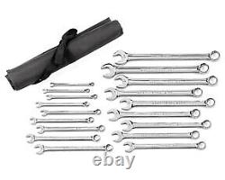 18 Pc. Metric Long Pattern Combination Non-Ratcheting Wrench Set 81920 per mfg