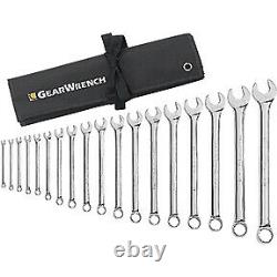 18 pc. Long Pattern Combination Non-Ratcheting Wrench Set 81917 per mfg 3/3/2022