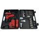 1/2 Dr Air Tool Kit In Case Ratchet Impact Wrench Die Grinder Hammer Sockets