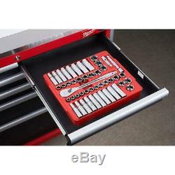 1/2 In. Drive Sae/Metric Ratchet And Socket Mechanics Tool Set (47-Piece)