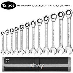 2023 Ratchet combination wrench set 72 gear sleeve set with storage bag