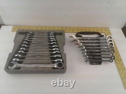 (20) Pc. (19) Gearwrench, (1) Matco Tools SAE Combination Ratcheting Wrench Set