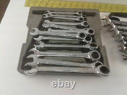 (20) Pc. (19) Gearwrench, (1) Matco Tools SAE Combination Ratcheting Wrench Set