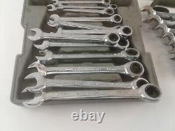(20) Pc. (19) Gearwrench, (1) Matco Tools SAE Combination Ratcheting Wrench Set