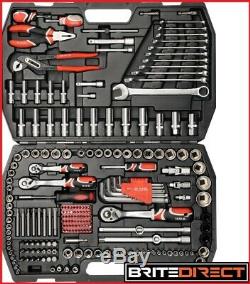 225 pcs YATO Heavy Duty Wrench Socket Set 1/2 3/8 1/4 YT-38941 LARGEST BEST