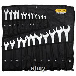 23-Pieces Combination Spanner Set Stanley 70-965E Chrome Vanadium Steel