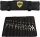 24-piece Flex-head Ratcheting Wrench Set, Metric & Sae Chrome Vanadium Steel H