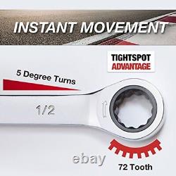 24pc IN/MM TIGHTSPOT Ratcheting Wrench Set MASTER SET 24pc Inch + Metric