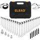 33-piece Combination Ratchet Wrench Set Cr-v Steel Sae & Metric Sizes 7