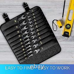 33pcs Ratcheting Wrench Set Large Wrench Set Metric And Standard Complete Wrench