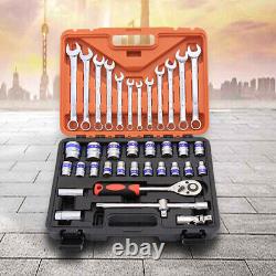 37Pcs METRIC Car Socket Torx Ratchet Wrench Combination Sleeve Repair Tool kit