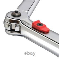 38105 Versatile 9-Piece Ratchet Wrench Set Nickel Chrome Plated Alloy Steel