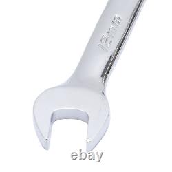 4Pcs Ratcheting Wrench Set 10-17mm Metric Open Head Open End