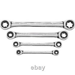 4 Pc. Double Box Ratcheting E-Torx Wrench Set 9224D per mfg 3/3/2022 9224D 0