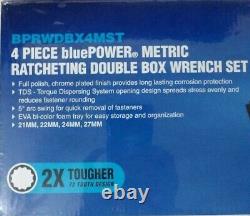 4 Pc. Metric Ratcheting Double Box Wrench Set Cornwell Tools, BPRWDBX4MST