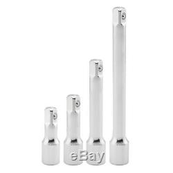 4pc Long Extension Bar Set 3/8 Drive 3 5 6 10 inch Socket Ratchet